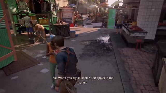 Nathan Drake eats apple Uncharted 4 смотреть онлайн