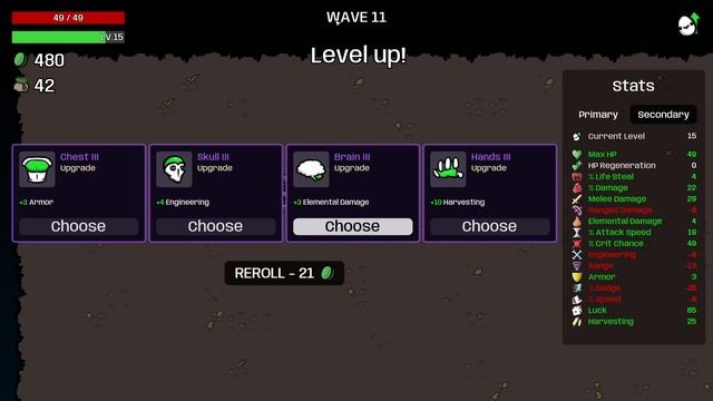 CRITICAL HEALTH (get it?) - Crazy Shuriken - Brotato Danger 5 Random / Random смотреть онлайн