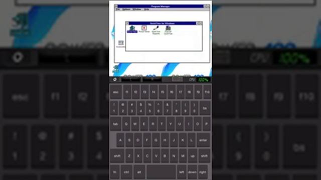 DOS on the iPhone with sound enabled смотреть онлайн