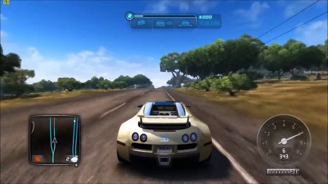 TDU 2 Buying a new golden Bugatti Veyron and going fast on the street (gtx 770 max settings) смотреть онлайн