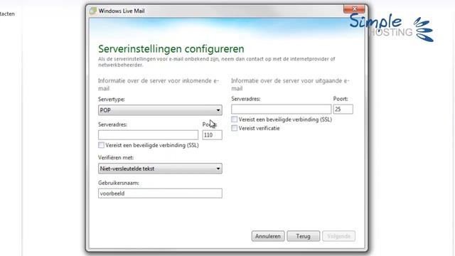 Instellen e-mailaccount in Windows Live Mail смотреть онлайн