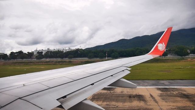 Thai Lion air SL511, take off, seat 29F (Chiang Mai International Airport) смотреть онлайн