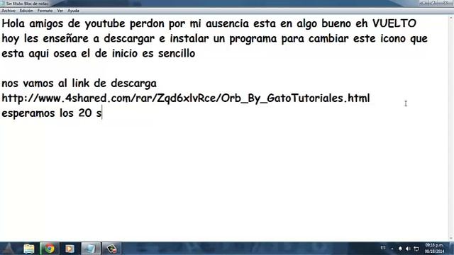 Como Descargar Windows Start Orb Changer 2014 смотреть онлайн