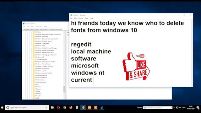 How to Delete / Uninstall fonts from Windows 10, 8 & 7 смотреть онлайн