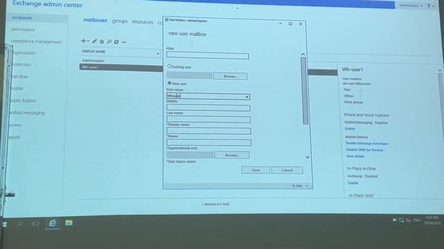 Create AD on OU Whouse Exercise 18/8 смотреть онлайн