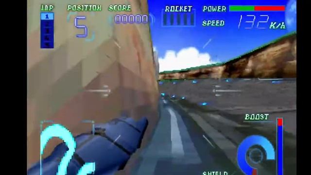 Kronos 2.1.5 - Cyber Speedway (USA) (Gameplay) (Sega Saturn Emulator) смотреть онлайн