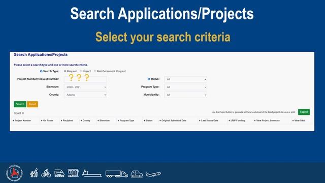 LRIPWeb Application – Search Applications/Projects смотреть онлайн