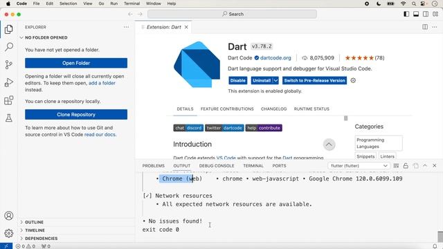 Create & Run First Flutter Project with Visual Studio Code смотреть онлайн