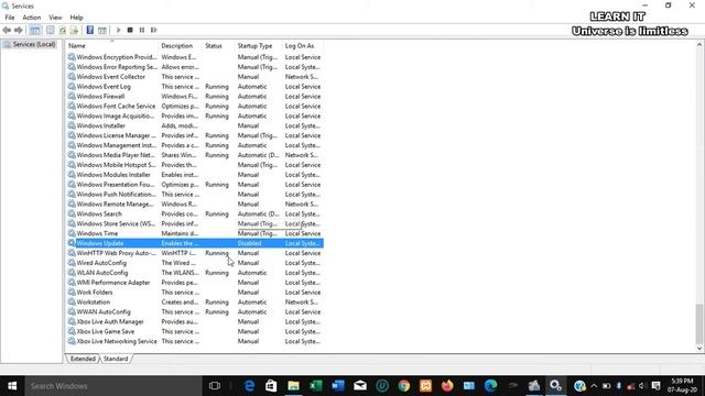 Disabling automatic updates in Windows 10 Operating System смотреть онлайн