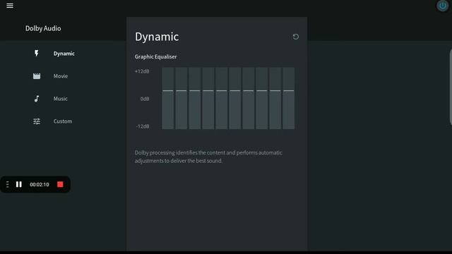 Dolby audio settings смотреть онлайн