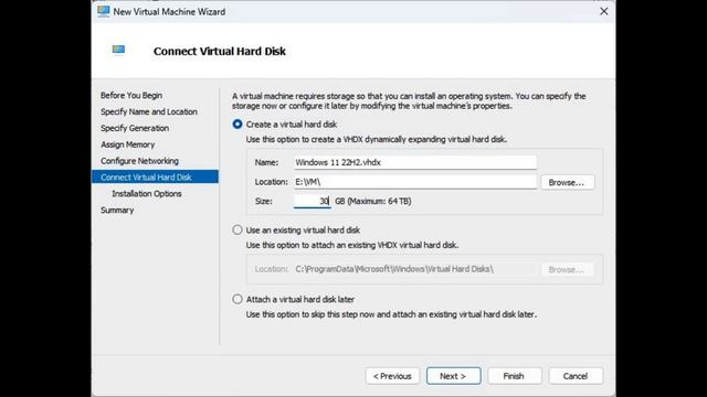 Create windows 11 VM in Hyper V смотреть онлайн