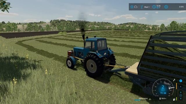 FS 22 - ZIELONKA. Покос ТРАВЫ. Собираю ТРАВУ # 06 смотреть онлайн