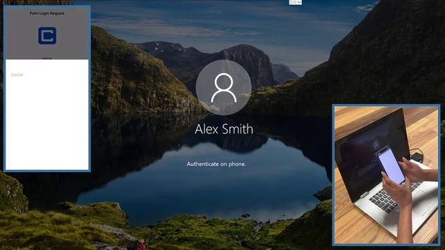 WINDOWS PASSWORDLESS PUSH AUTHENTICATION WITH PALM смотреть онлайн