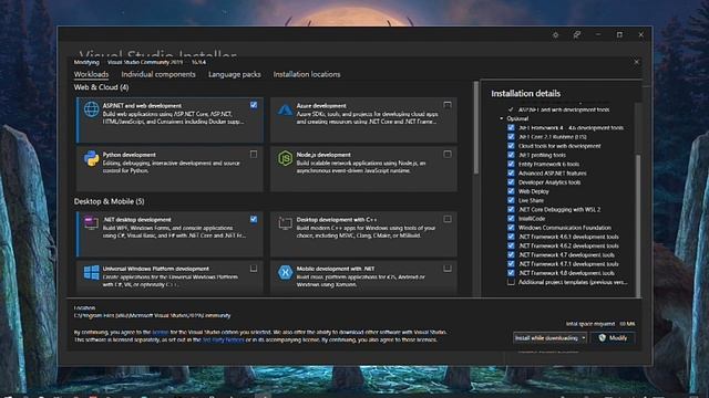 How To Download And Install Visual Studio 2019 On Windows 10 | Step By Step | For Free смотреть онлайн