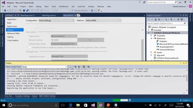 Microsoft Ignite 2016 Build connected Universal Windows Platform apps with NET and Visual Studio смотреть онлайн