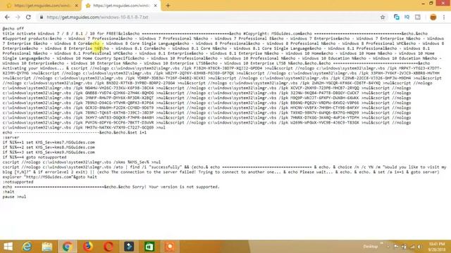How to Activate Windows 7/8/10 for free!![without any software]. смотреть онлайн
