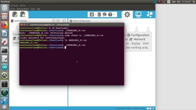XBee setup: XCTU + ubuntu смотреть онлайн