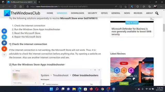 Fix Microsoft Store error 0x87AF0813 the right way смотреть онлайн