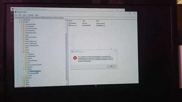 The computer restarted unexpectedly or encountered an unexpected error windows 10 Solution