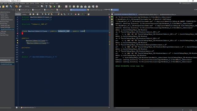 Part11 Cpp Object Oriented Programming For Beginners Multiple Inheritance смотреть онлайн