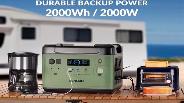 Top 10 portable power station 2000w in 2023!Power Outages, Home Use, Camping, Emergency, RV,Outdoor смотреть онлайн