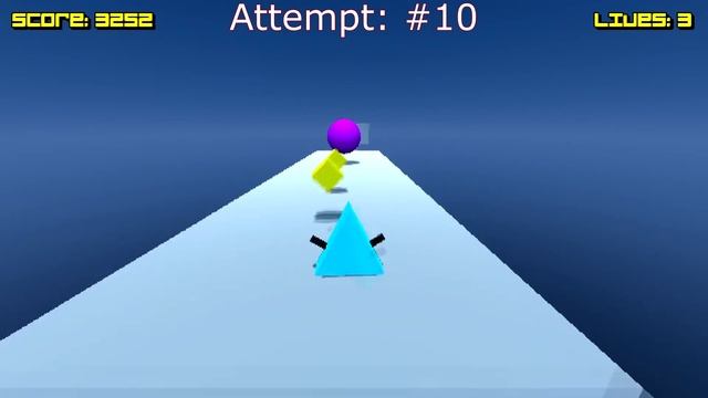 Triangle Run Gameplay - Can I Get 10,000 Points?? смотреть онлайн