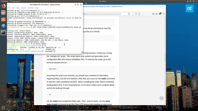 How to install the Plata GTK theme on Linux смотреть онлайн