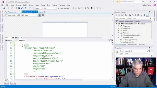 UWP 004 | What Is XAML? смотреть онлайн