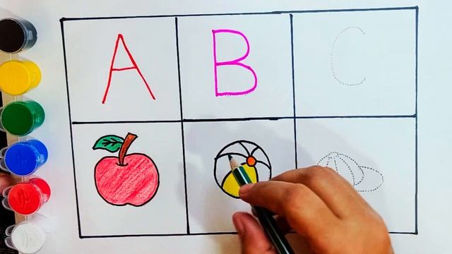 abcd , abcde , a for apple b for ball C for cat , alphabets , phonics song ,अ से अनारI Kids Learnin смотреть онлайн