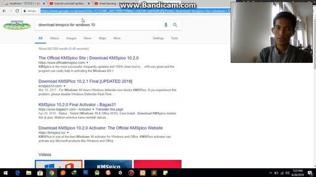tutorial aktivasi windows 10(KMS pico)!! смотреть онлайн