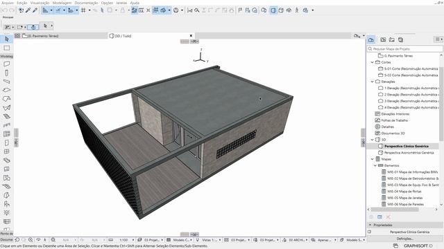 #02 - Archicad - Navegação, Cortes 3D e Atalhos de Visualização - Conhecendo o Archicad смотреть онлайн
