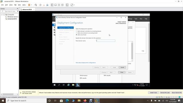 Installing windows Active Directory service and configuring DNS on WINDOWS SERVER 2019 смотреть онлайн