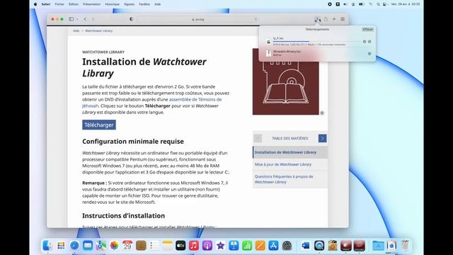 Watchtower Library sur Mac M1 смотреть онлайн
