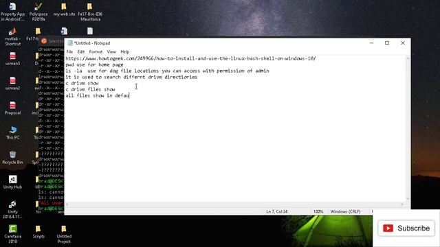 How to Run Linux/Bash on Windows 10 Using the Built-In Windows Subsystem for Linux смотреть онлайн