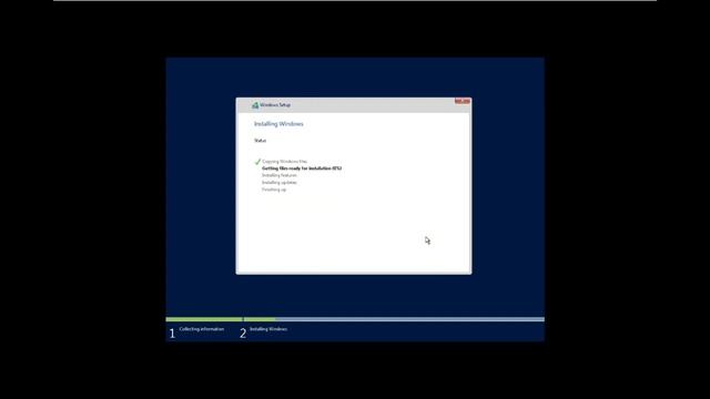 Windows Server 2016 Installation on VMWARE. смотреть онлайн