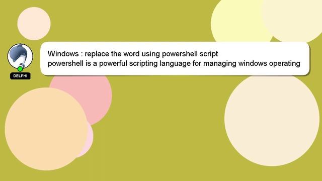 Windows : replace the word using powershell script смотреть онлайн