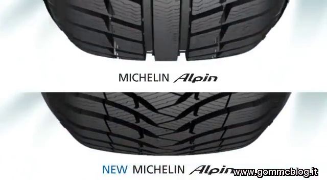 Michelin Alpin 4 - Sagoma continua della scultura del battistrada смотреть онлайн