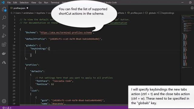 Creating custom short-cuts for Windows Terminal смотреть онлайн