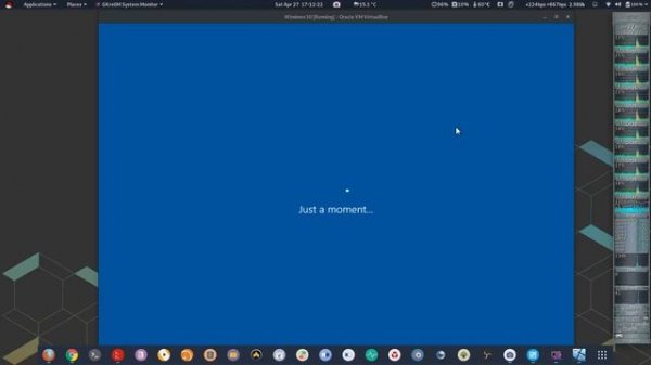 Windows 10 install and run on Linux virtual machine - Virtual box