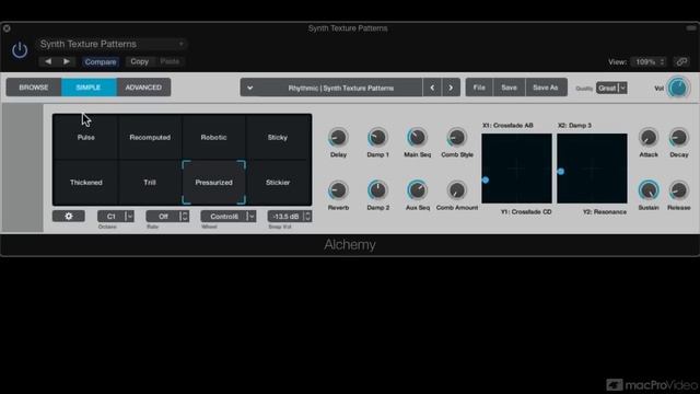 Logic Pro X 208: Alchemy Explored - 3. Performance Controls смотреть онлайн