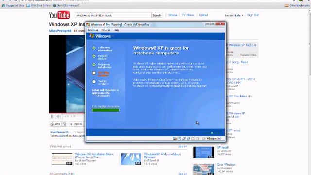Installing Windows XP Pro смотреть онлайн