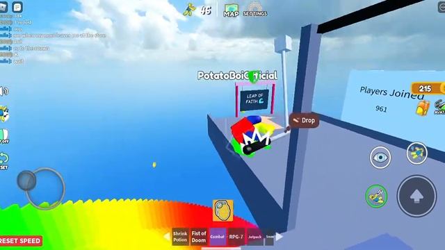 ROBLOX RAGDOLL SIMULATOR ZIPLINE GLITCH смотреть онлайн