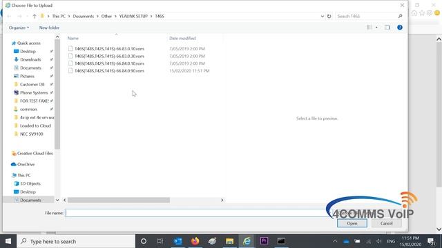 Yealink Handset Firmware update смотреть онлайн