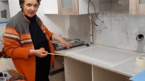 Нестандартная установка варочной панели в столешницу толщиной 26 мм. Как это делает женщина.