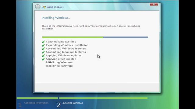 Installing Windows Vista build 5371 смотреть онлайн