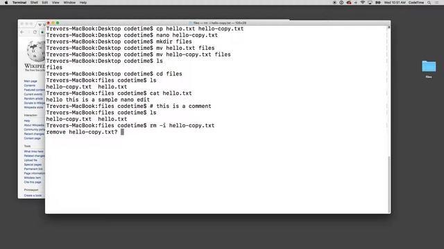 BASH Basics, Part 6: Deleting Files смотреть онлайн