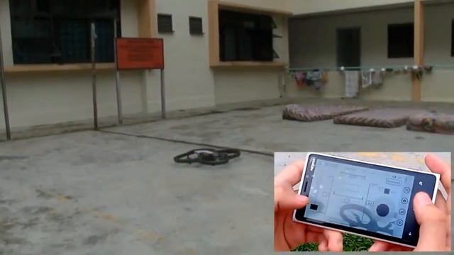 AR Drone 2 Controller on Windows Phone 8 смотреть онлайн