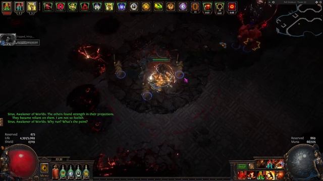 3.16 duelist Slayer sweep Sirus A9 with mageblood (2.5 second kill last phase) смотреть онлайн