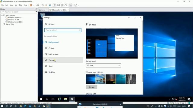 How to Show Desktop icon in Server 2016 смотреть онлайн