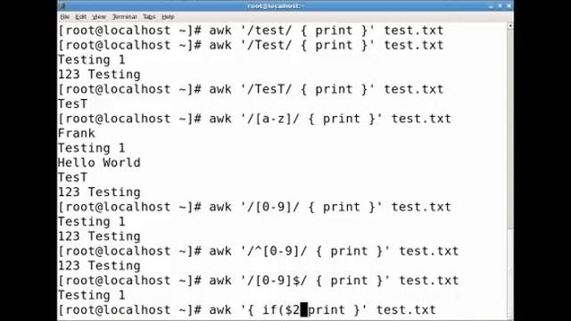 Using Linux AWK Utility смотреть онлайн
